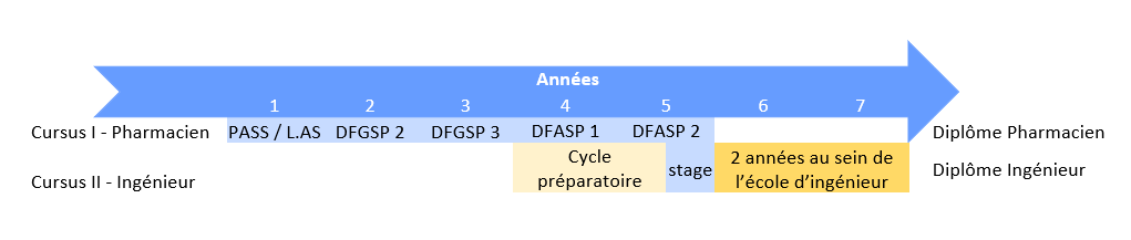 Cycle d'études double diplôme - pharmacien-ingénieur